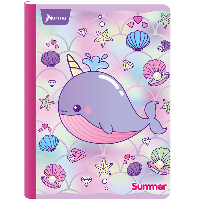 Libreta. Summer femenina 100h doble linea