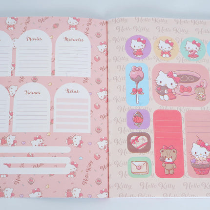 LIBRETA. HELLO KITTY UNA LINEA 100H