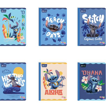 LIBRETA. STITCH DOBLE LINEA 100H