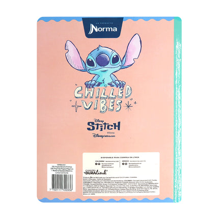 LIBRETA. STITCH DOBLE LINEA 100H