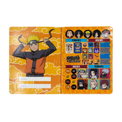 LIBRETA. NARUTO DOBLE LINEA 100H