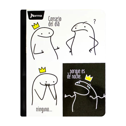 Libreta. Memes doble linea 100h