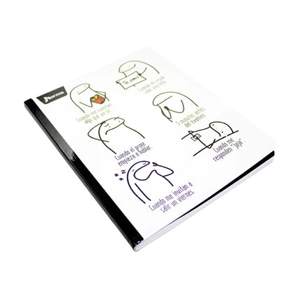 Libreta. Memes doble linea 100h