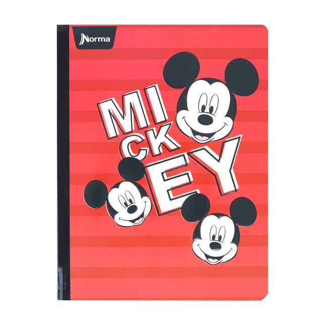 Libreta. Mickey-minnie doble linea 100h