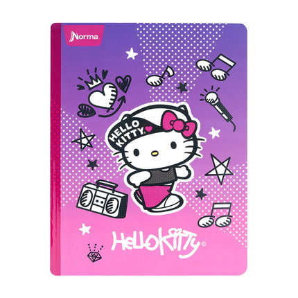 Libreta. Hello kitty cuadriculado 100h