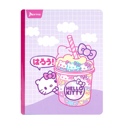 Libreta. Hello kitty cuadriculado 100h