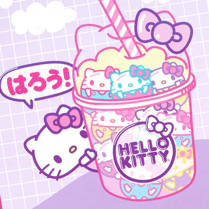 Libreta. Hello kitty cuadriculado 100h