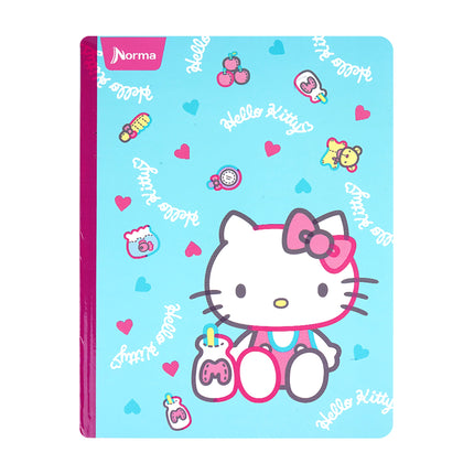 Libreta. Hello kitty cuadriculado 100h