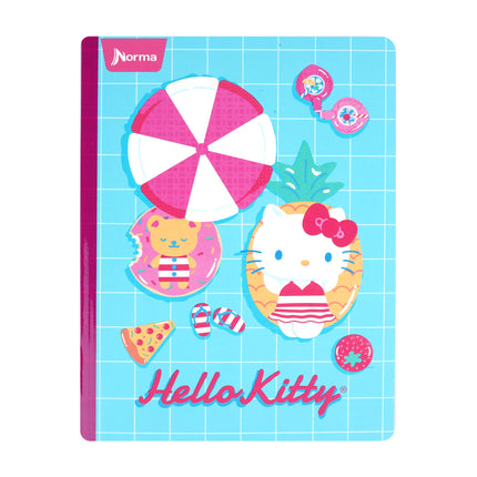 Libreta. Hello kitty cuadriculado 100h