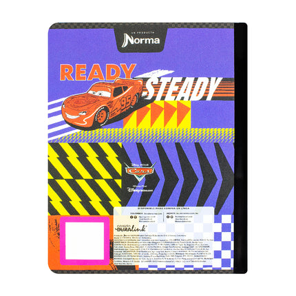 Libreta. Cars cuadriculado 100h