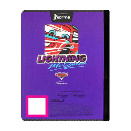 Libreta. Cars cuadriculado 100h