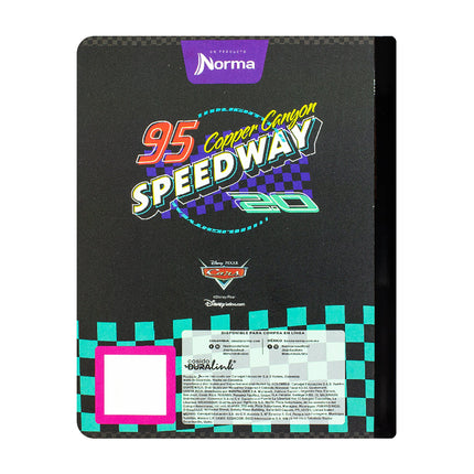 Libreta. Cars cuadriculado 100h