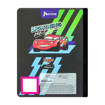 Libreta. Cars cuadriculado 100h