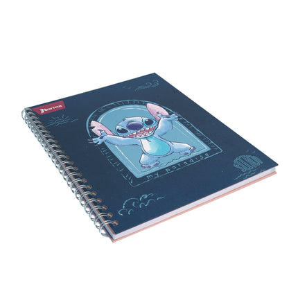 Libreta. Stitch <4mater.> argollada gde 100h