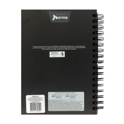 Libreta. Ferrari <6mater.> argollada med 150h