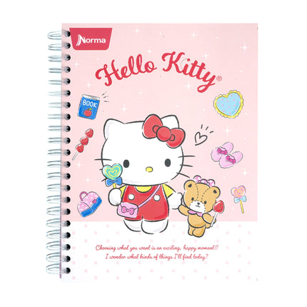 Libreta. Hello kitty <6mater.> grande 150h