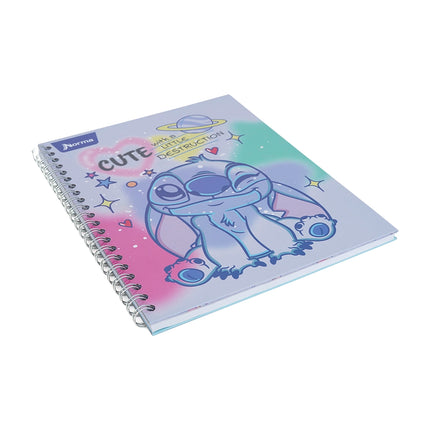 LIBRETA. STITCH <6MATER.> ARGOLLADA GRD 150H