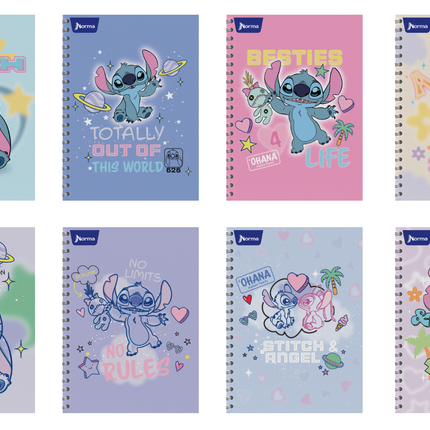 LIBRETA. STITCH <6MATER.> ARGOLLADA GRD 150H