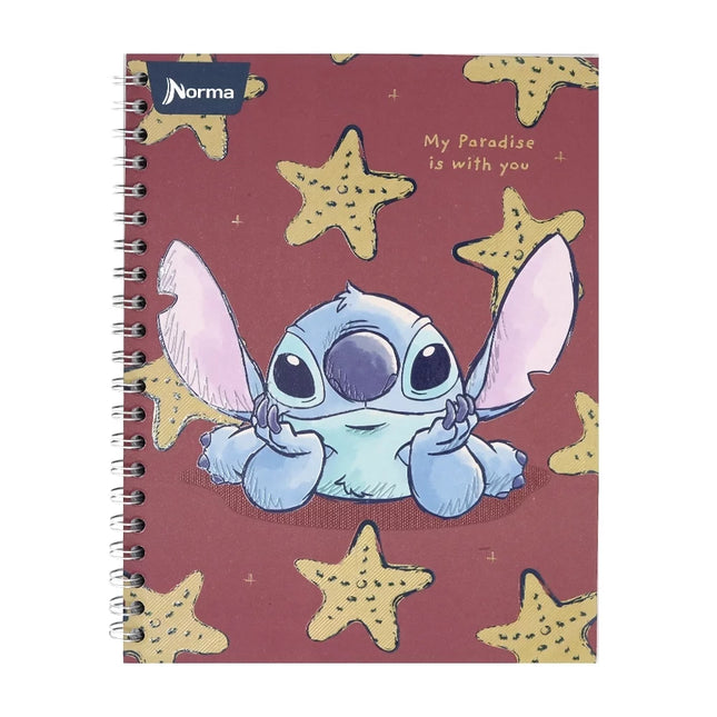 LIBRETA. STITCH <6MATER.> ARGOLLADA GRD 150H