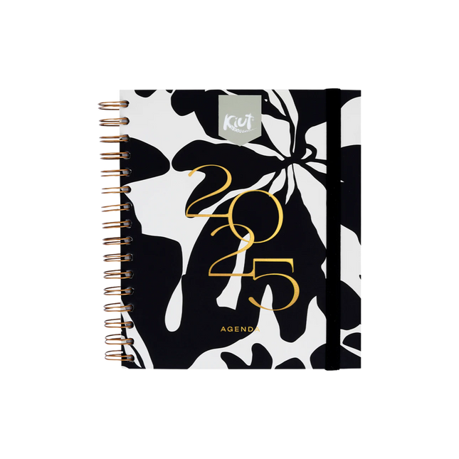 AGENDA. KIUT PREMIUN 2025 BLACK AND WHITE