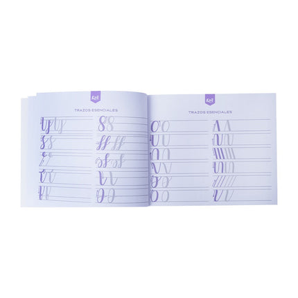 Kit de lettering. Cartilla+30 marcadores