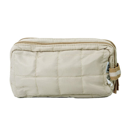 CARTUCHERA. KIUT POSH BEIGE 3 BOLSILLOS