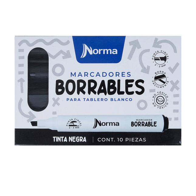 MARCADOR. NORMA BORRABLE NORMA X10
