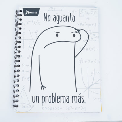 Libreta. Memes <4mater.> argollada grd 100h