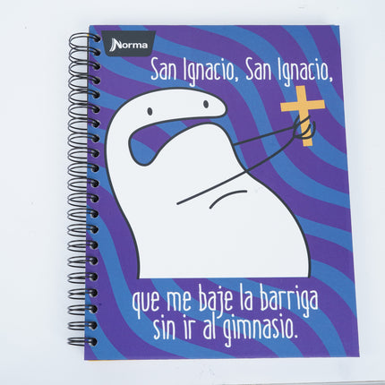Libreta. Memes <6mater.> argollada grd 150h