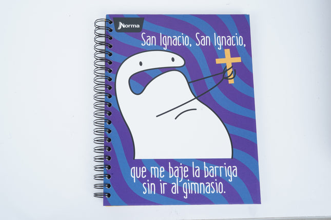 Libreta. Memes <6mater.> argollada grd 150h