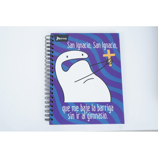 Libreta. Memes <6mater.> argollada grd 150h