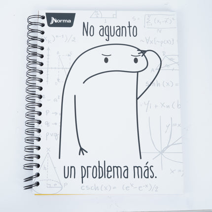 Libreta. Memes <6mater.> argollada grd 150h