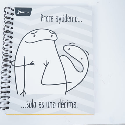 Libreta. Memes <6mater.> argollada grd 150h