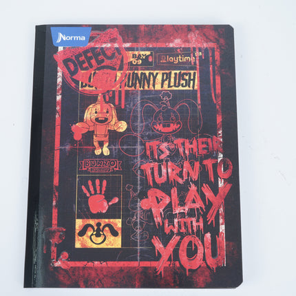 Libreta. Poppy Play Time una línea 100 hojas