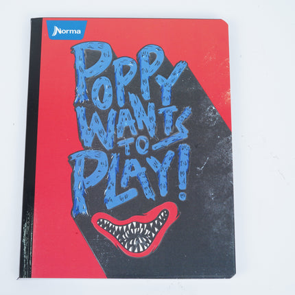 Libreta. Poppy Play Time una línea 100 hojas