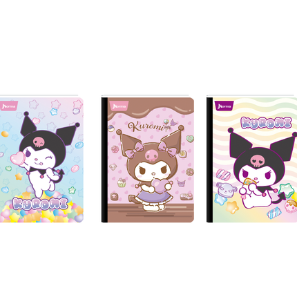 LIBRETA. KUROMI UNA LINEA 100 HOJAS