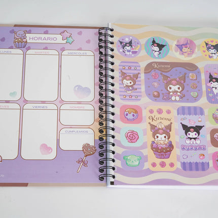 LIBRETA. KUROMI <6MATER.> ARGOLLADA MED 150H