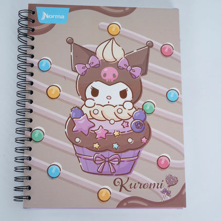 LIBRETA. KUROMI <6MATER.> ARGOLLADA MED 150H