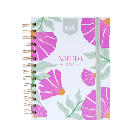 Agenda. 2026 kit diaria flowers
