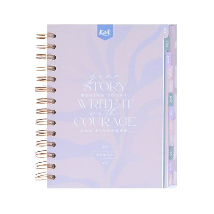 Agenda. 2026 kit diaria flowers