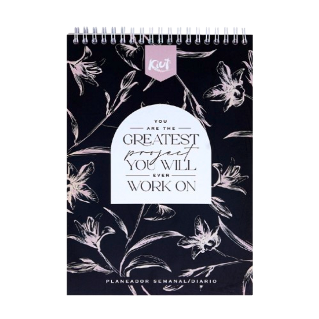 PLANIFICADOR. KIUT 2026 BLACK AND WHITE