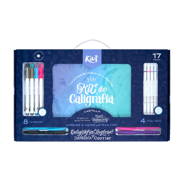 KIT. CALIGRAFIA MINIBRUSH - FINELINER