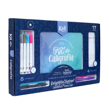 KIT. CALIGRAFIA MINIBRUSH - FINELINER
