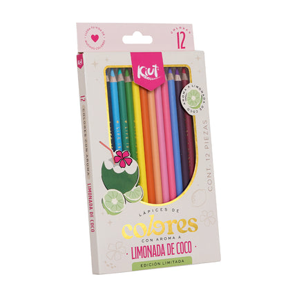 COLORES. KIUT AROMA A LIMONADA DE COCO X12