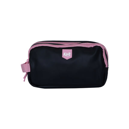CARTUCHERA. KIUT DARK PINK 3 BOLSILLOS