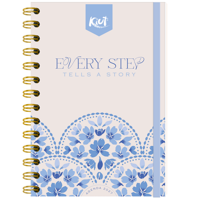 AGENDA. 2027 DIARIA KIUT EVERY STEP TELLS A S TORY