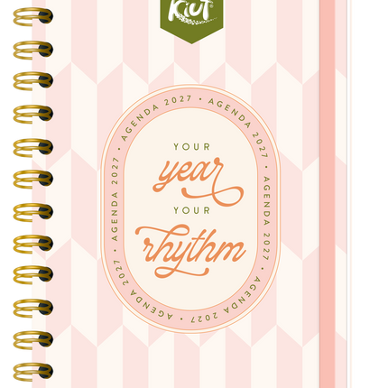 AGENDA. 2027 DIARIA KIUT YOUR YEAR YOUR RHYTH M