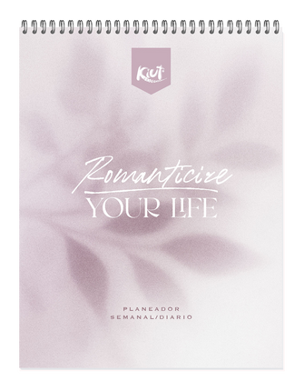 PLANEADOR. 2027 SEMANAL/DIARIO KIUT ROMANTICI ZE YOUR LIFE