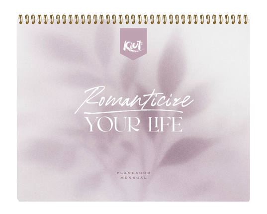 PLANEADOR. 2027 MENSUAL KIUT ROMANTICIZE YOUR LIFE