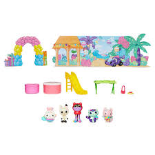 Gabby'S Dollhouse. Set de figuras cumpleaños pandy paws